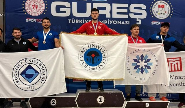 Batman Üniversitesi Güreşte Türkiye’nin Zirvesine Adım Attı