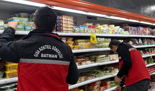 Batman'da Ramazan Bayramı öncesi gıda denetimleri artırıldı