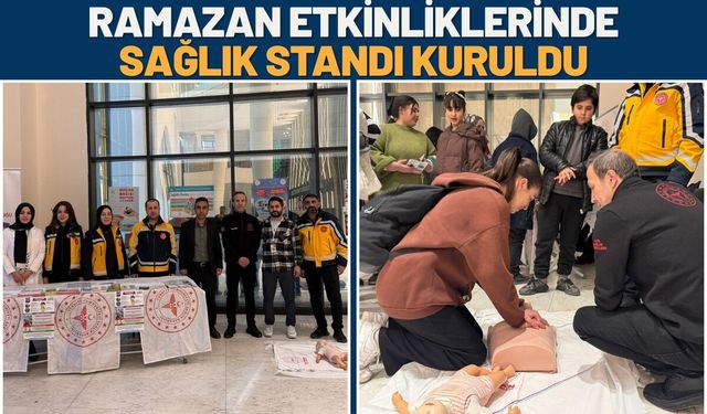 Batman’da Ramazan Etkinliklerinde Sağlık Standı Kuruldu