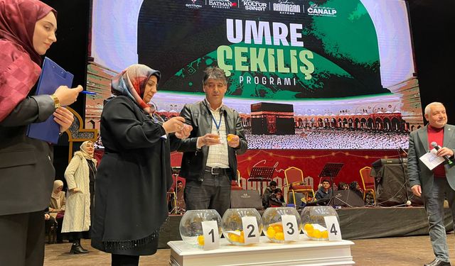 Batman’da Umre Heyecanı: Kura Çekildi, Talihliler Belli Oldu!