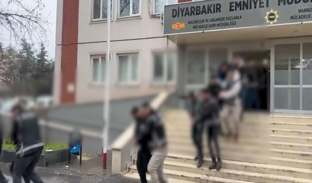 Diyarbakır'da organize suç örgütüne operasyon: 10 tutuklama
