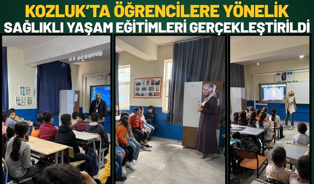 Kozluk’ta Öğrencilere Yönelik Sağlıklı Yaşam Eğitimleri Gerçekleştirildi
