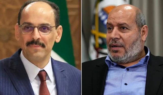 MİT Başkanı Kalın, HAMAS heyetiyle görüştü