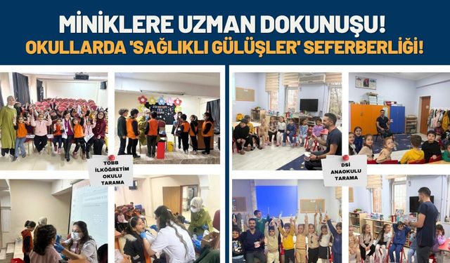 Batman’da Miniklere Uzman Dokunuşu! Okullarda 'Sağlıklı Gülüşler' Seferberliği!