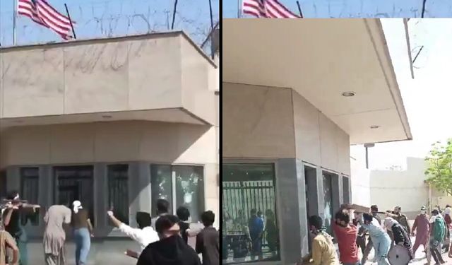 Pakistan'da halk ABD Başkonsolosluğu'na saldırdı: Kalabalığa ateş açıldı, ölü ve yaralılar var