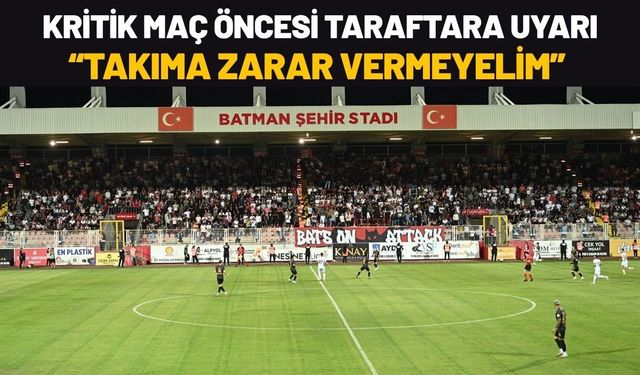 Petrolspor’dan Kritik Maç Öncesi Taraftara Uyarı: “Takıma Zarar Vermeyelim”