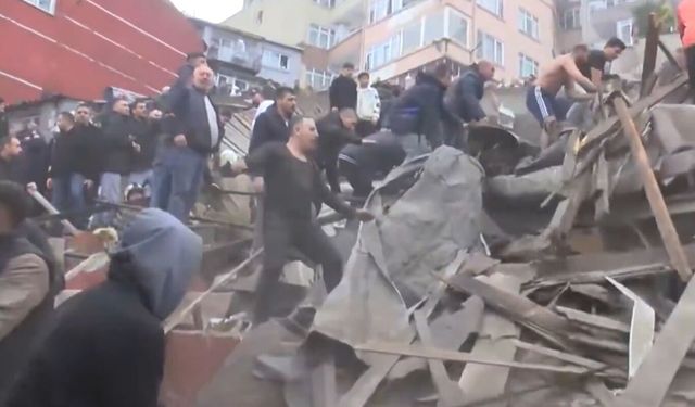Türkiye'yi Korkutan Olay: 2 Bina Çöktü