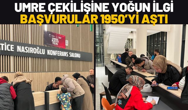 Umre Çekilişine Yoğun İlgi: Başvurular 1950’yi Aştı