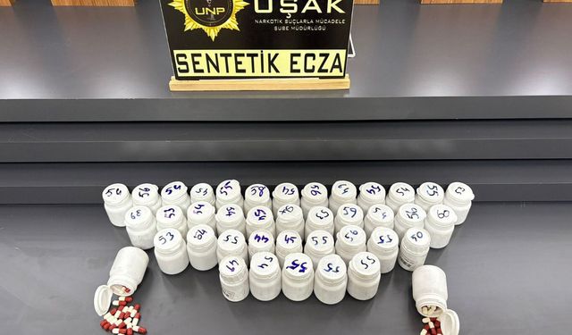 Uşak'ta uyuşturucu operasyonu: Bir tutuklama