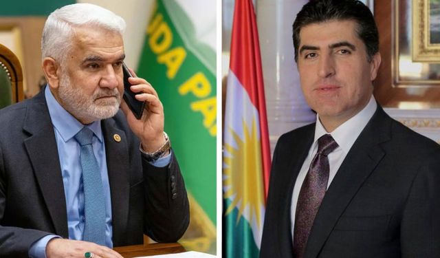 Yapıcıoğlu'ndan IKBY Başkanı Barzani'ye 'geçmiş olsun' telefonu