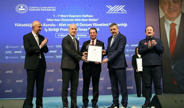YÖK ile AFAD arasında afete hazırlık protokolü imzalandı