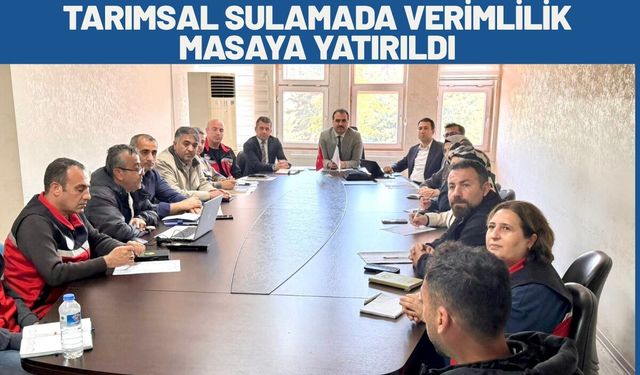 Batman’da Tarımsal Sulamada Verimlilik Masaya Yatırıldı