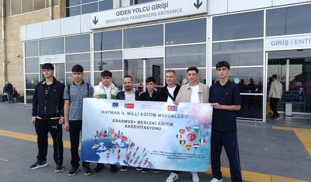 Batmanlı Öğrenciler Mesleki Eğitim İçin İtalya’da