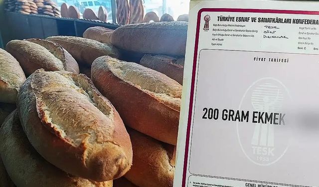 Ekmek fiyatlarında yeni dönem