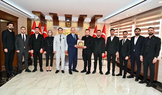 Genç ASKON’dan Vali Canalp’e Ziyaret: Şehir Ekonomisi ve Yatırımlar Görüşüldü