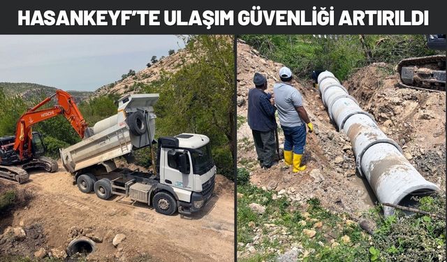 Hasankeyf’te Ulaşım Güvenliği Artırıldı