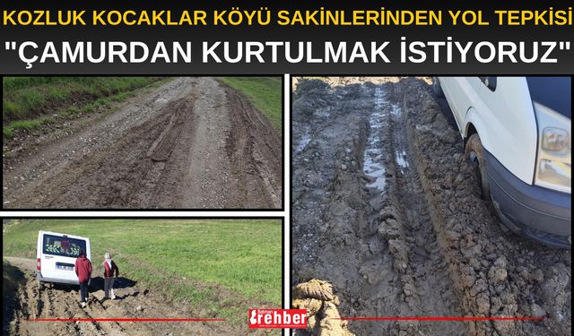 Kozluk Kocaklar köyü sakinlerinden yol tepkisi: "Çamurdan kurtulmak istiyoruz"