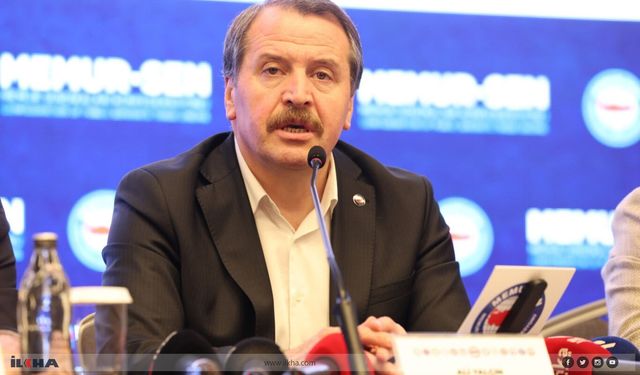Memur-Sen Genel Başkanı Yalçın: Hakem'in zammı eridi, memur ve emekli seyyanen zam bekliyor