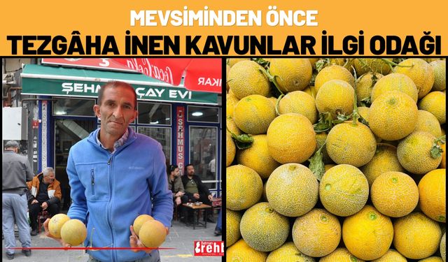 Mevsiminden Önce Tezgâha İnen Kavunlar İlgi Odağı