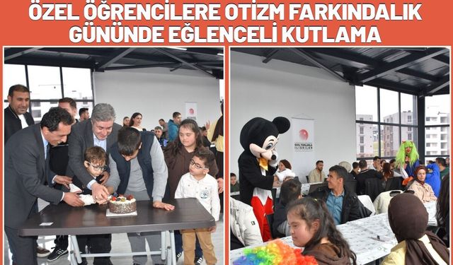 Özel Öğrencilere Otizm Farkındalık Gününde Eğlenceli Kutlama
