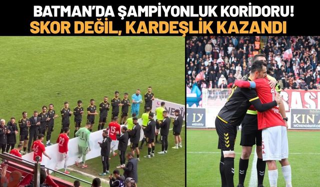 Beykozlulardan Batman’da Şampiyonluk Koridoru! Skor Değil, Kardeşlik Kazandı