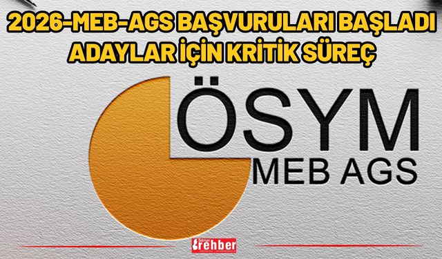 2026-MEB-AGS Başvuruları Başladı: Adaylar İçin Kritik Süreç