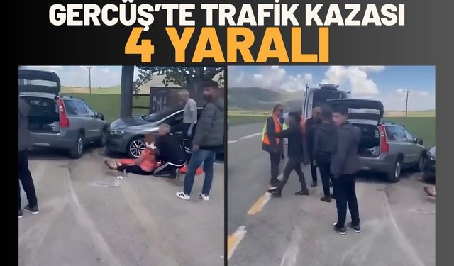 Gercüş’te Trafik Kazası: 4 Yaralı