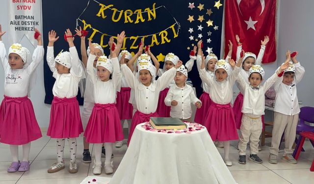 Batman'da çocuklar Kur'an'a geçme sevinci yaşadı