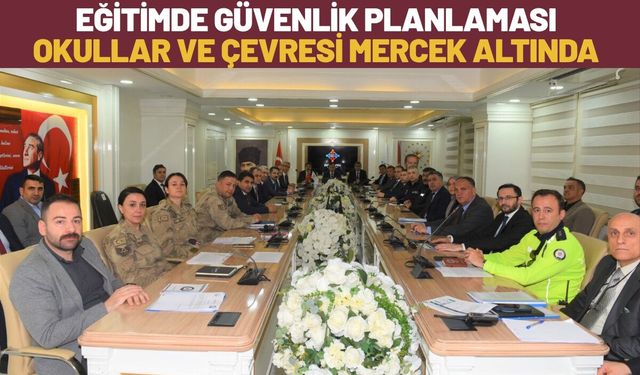 Batman’da Eğitimde Güvenlik Planlaması: Okullar ve Çevresi Mercek Altında