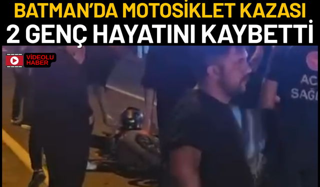 Batman’da Motosiklet Kazası: 2 Genç Hayatını Kaybetti