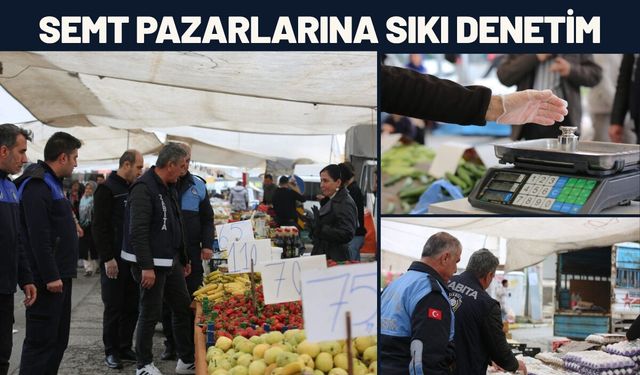 Batman’da Semt Pazarlarına Sıkı Denetim