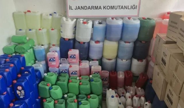 Edirne'de sahte deterjan operasyonu: 3 bin litreden fazla ürün ele geçirildi