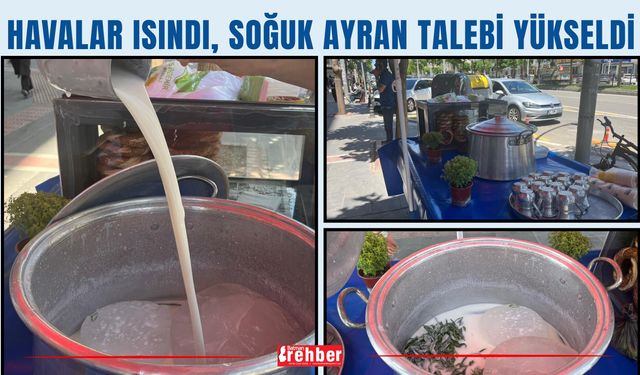 Havalar Isındı, Soğuk Ayran Talebi Yükseldi