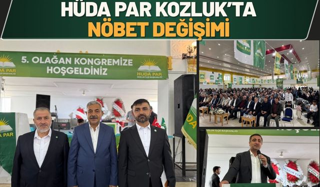 HÜDA PAR Kozluk’ta Nöbet Değişimi