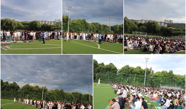 İtalya'da coşkulu Kurban Bayram namazı