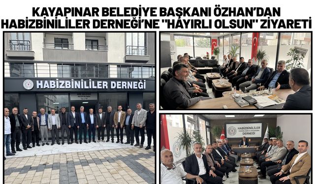 Kayapınar Belediye Başkanı Özhan’dan Habizbinililer Derneği’ne "Hayırlı Olsun" Ziyareti