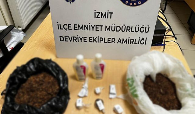 Kocaeli'de uyuşturucu operasyonu: 3 gözaltı
