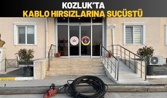 Kozluk’ta Kablo Hırsızlarına Suçüstü