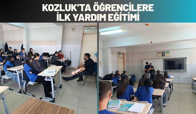 Kozluk’ta Öğrencilere İlk Yardım Eğitimi
