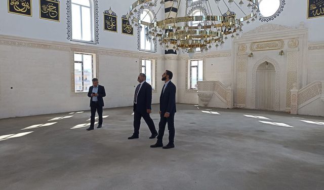 Müftü Durmuş, Kozluk'ta camii ve Kur'an kursu inşaatlarını inceledi