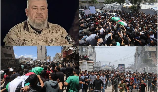 Şehit İzzeddin İzzeddin el-Haddad dualarla defnedildi