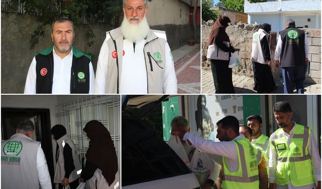 Umut Kervanı Batman'da binlerce aileye kurban eti ulaştırdı