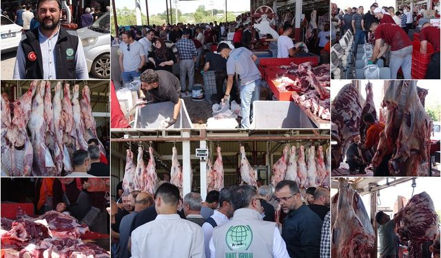 Umut Kervanı'ndan kurban organizasyonu: Yüzlerce ihtiyaç sahibine et yardımı