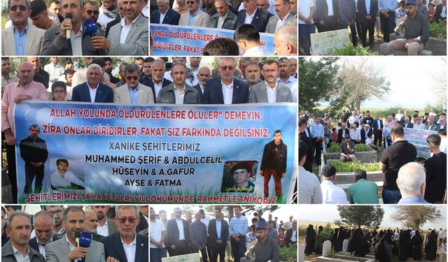 Xanikê (Kozluca) şehitleri kabirleri başında yad edildi