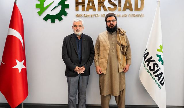 Afganistan Maliye Bakan Yardımcısı Mansoor'dan HAKSİAD'a ziyaret