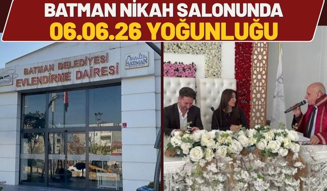 Batman Nikah Salonunda 06.06.26 Yoğunluğu