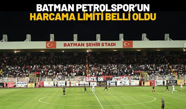 Batman Petrolspor’un Harcama Limiti Belli Oldu: 1. Lig’de Yarış Başlamadan Denge Tartışması