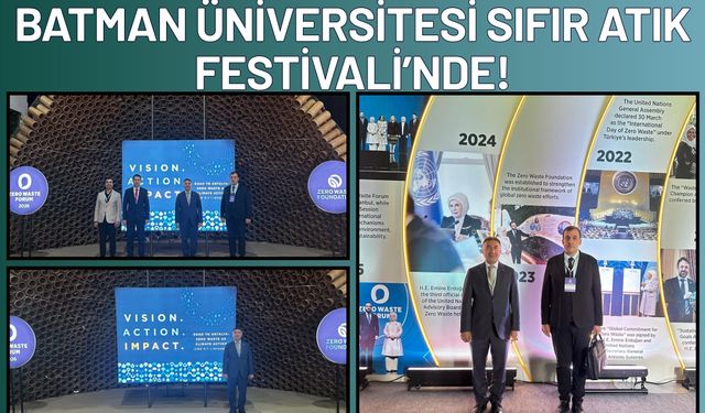 Batman Üniversitesi Sıfır Atık Festivali’nde!
