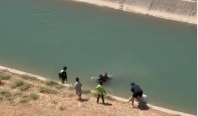 Batman'da sulama kanalında boğulma tehlikesi geçiren 2 kişi kurtarıldı