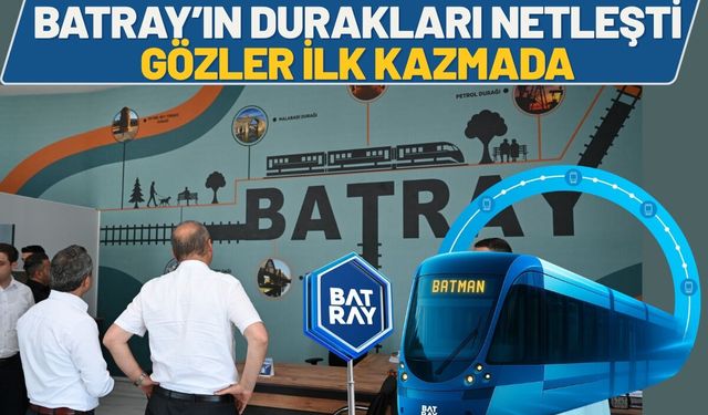 BATRAY’ın Durakları Netleşti, Gözler İlk Kazmada